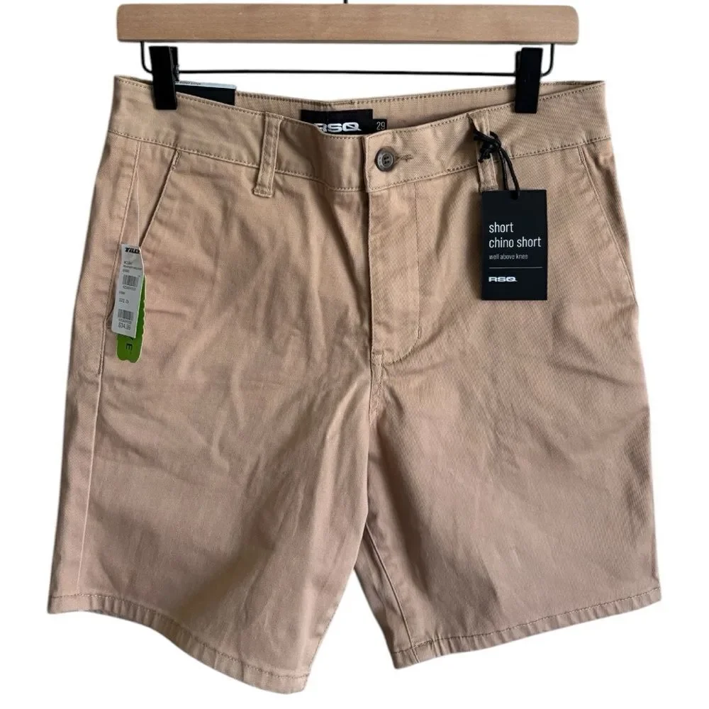 RSQ Mens Chino Shorts 7 Inch Short NWT